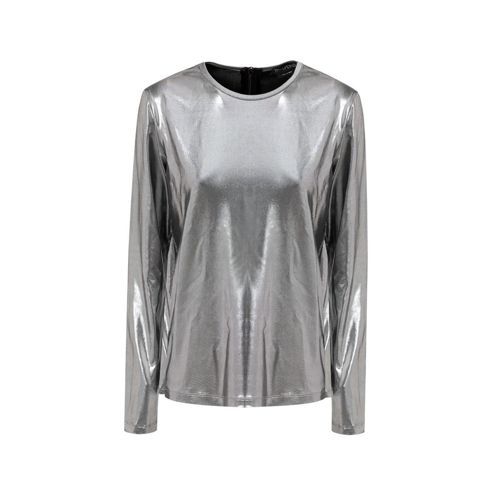 Tom Ford Gray Viscose Long Sleeve