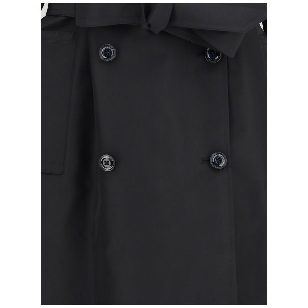 MONCLER x EDWARD ENNINFUL Black Polyester Coat