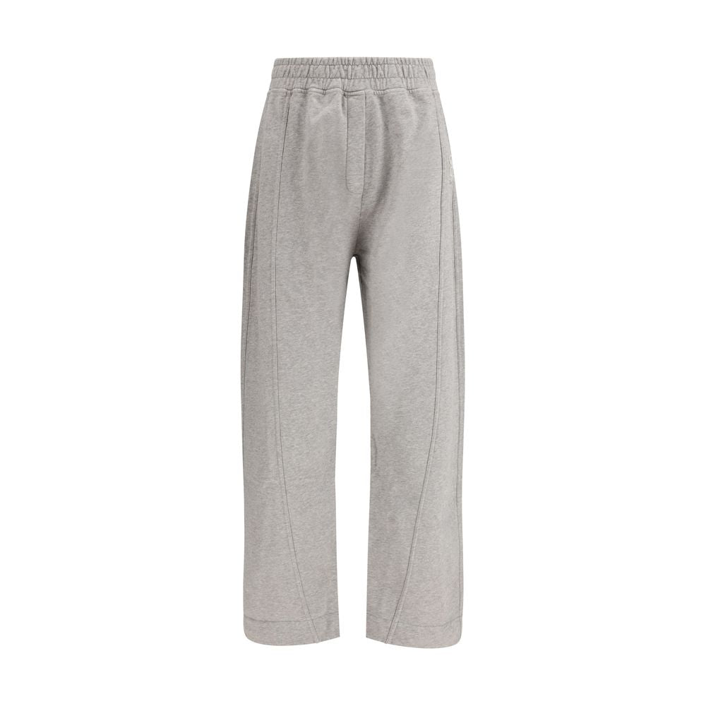 Ganni Gray Cotton Casual Pants