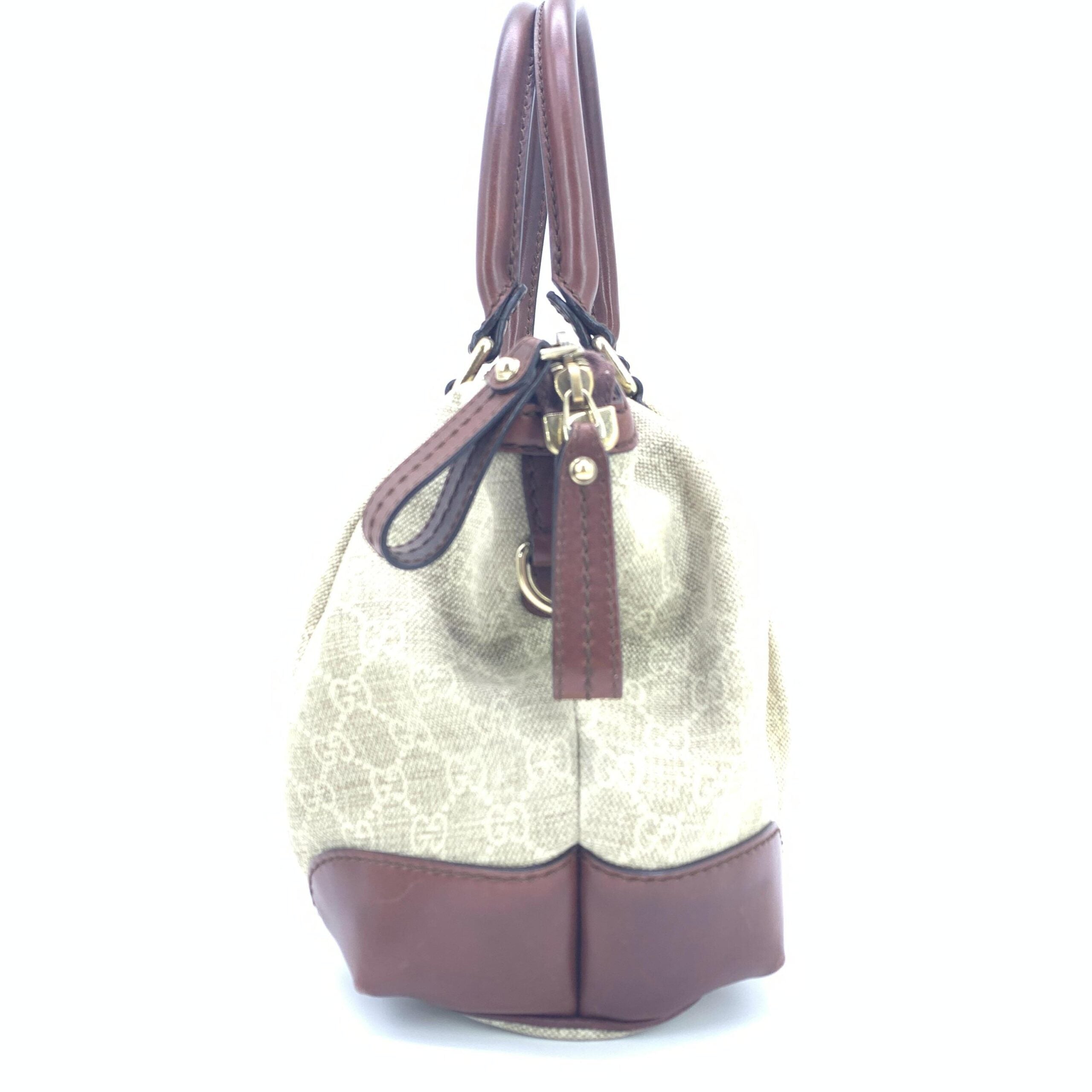 Gucci Monogram GG Canvas Top Handle Handbag