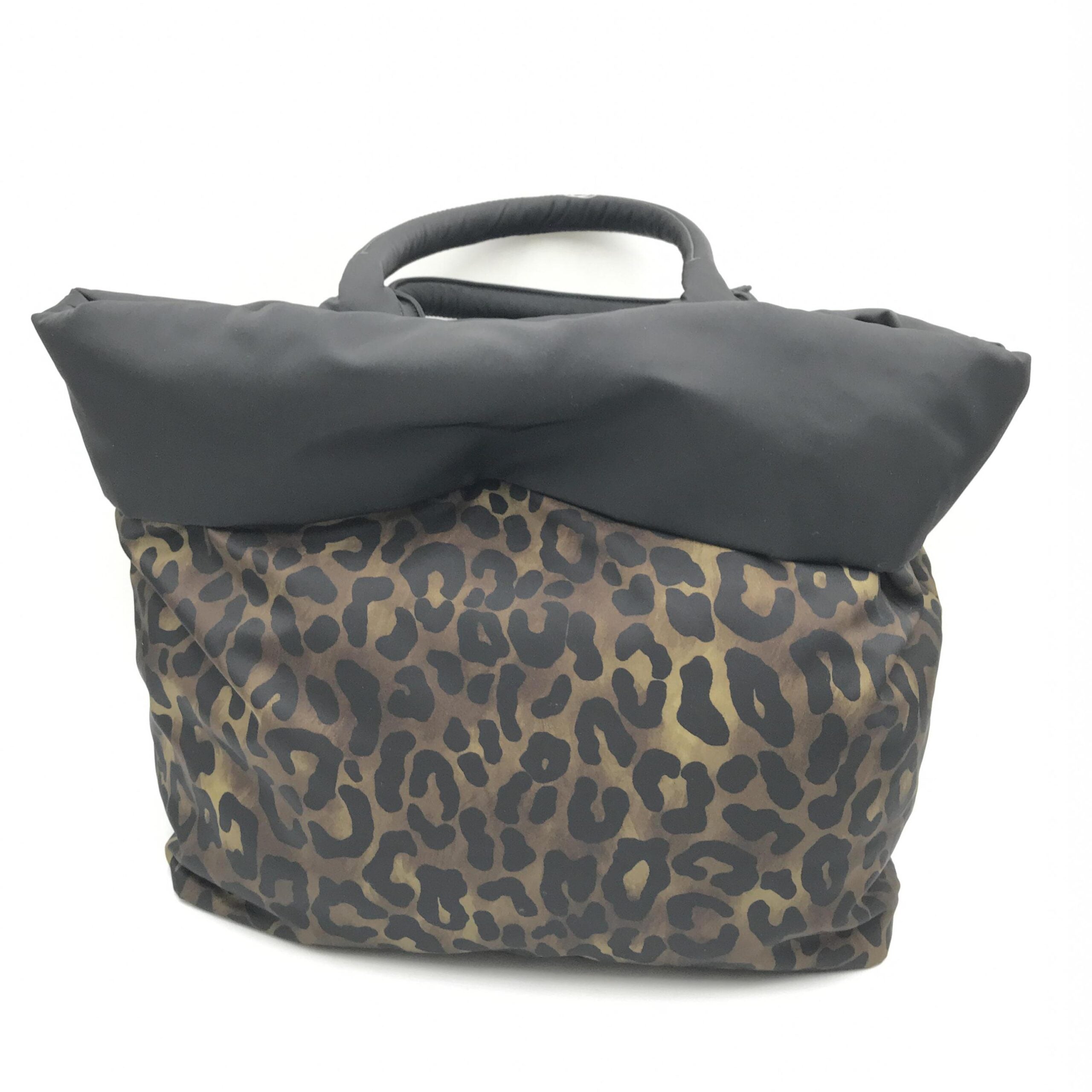 Prada Leopard Print Reversible Tote Bag