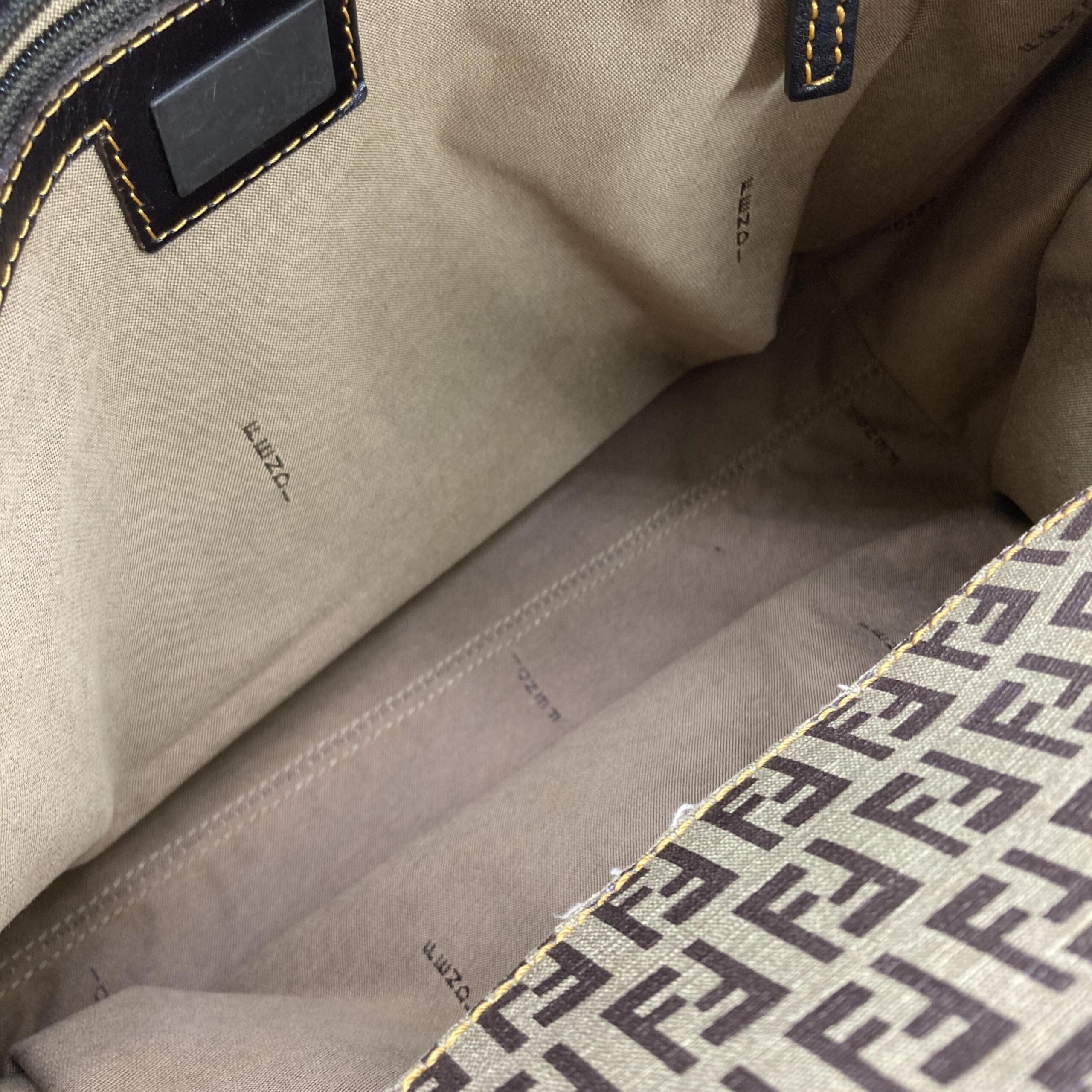 Fendi Zucchino Pattern Handbag