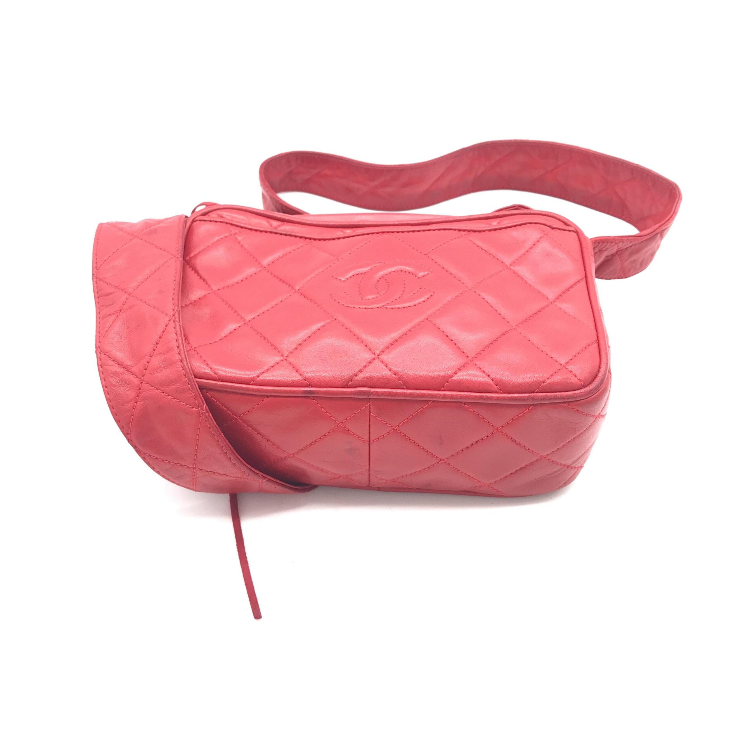 Chanel CC Quilted Camera Tassel Bag