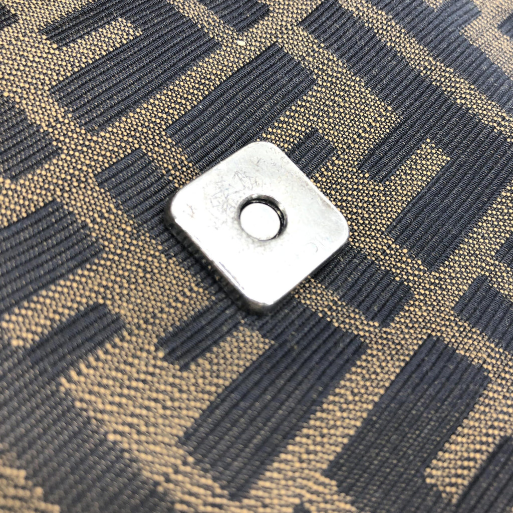 Fendi Zucca-Print Mamma Baguette Handbag