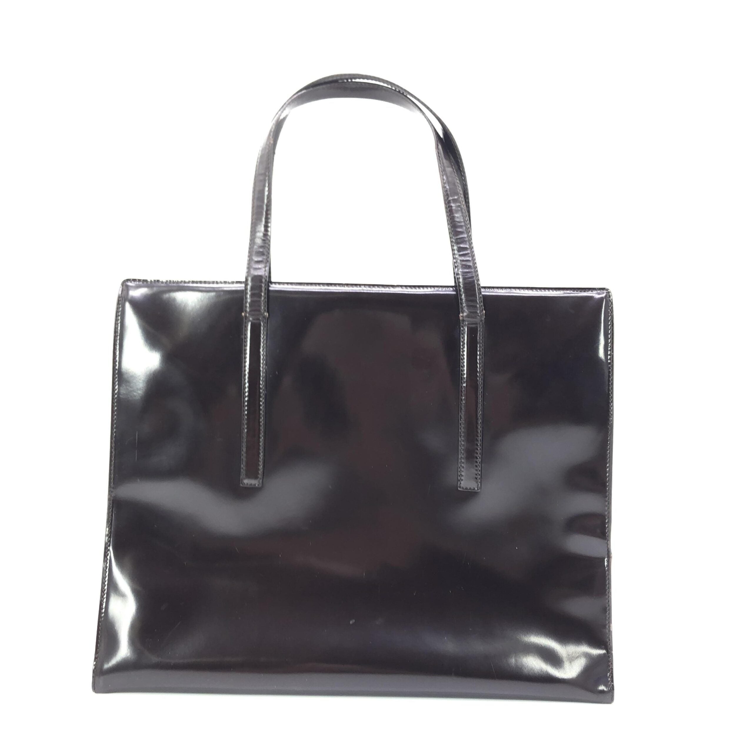 Prada Patent Tote Bag