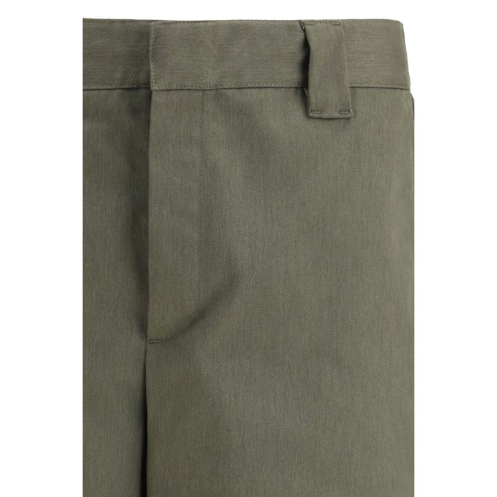 Golden Goose Green Cotton Chino Pants