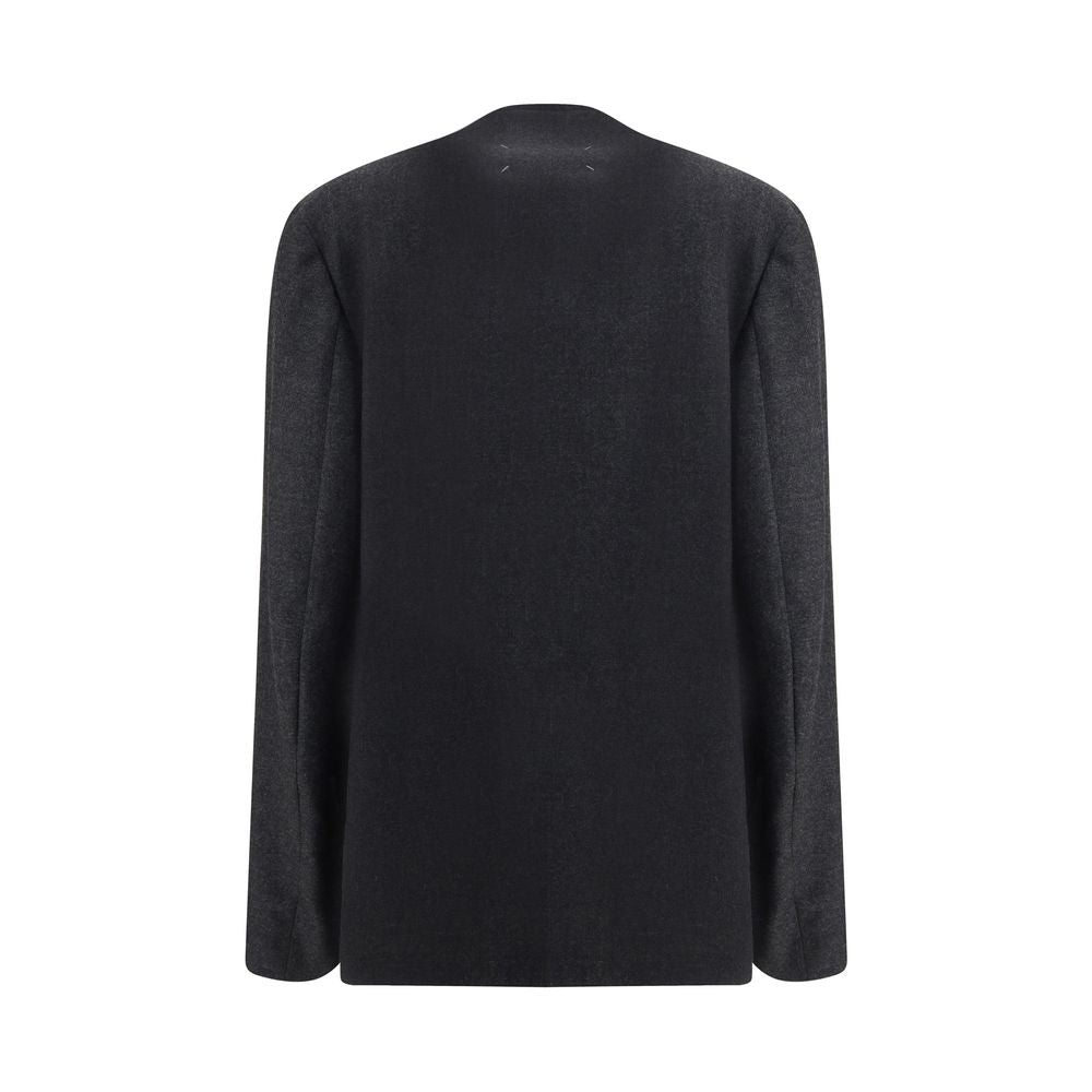 Margiela Gray Fleece Wool Coat